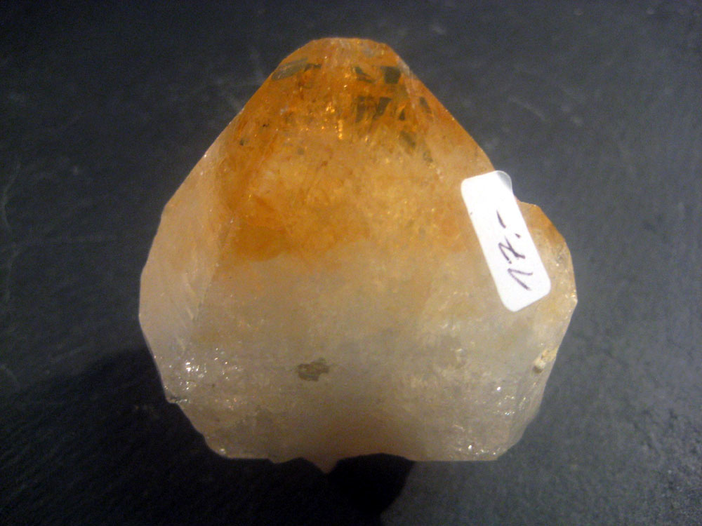 Citrine Br�sil pointes nature