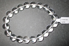 Armband Kugeln 10mm Bergkristall