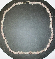 Collier  Chips 60cm Rosaquarz